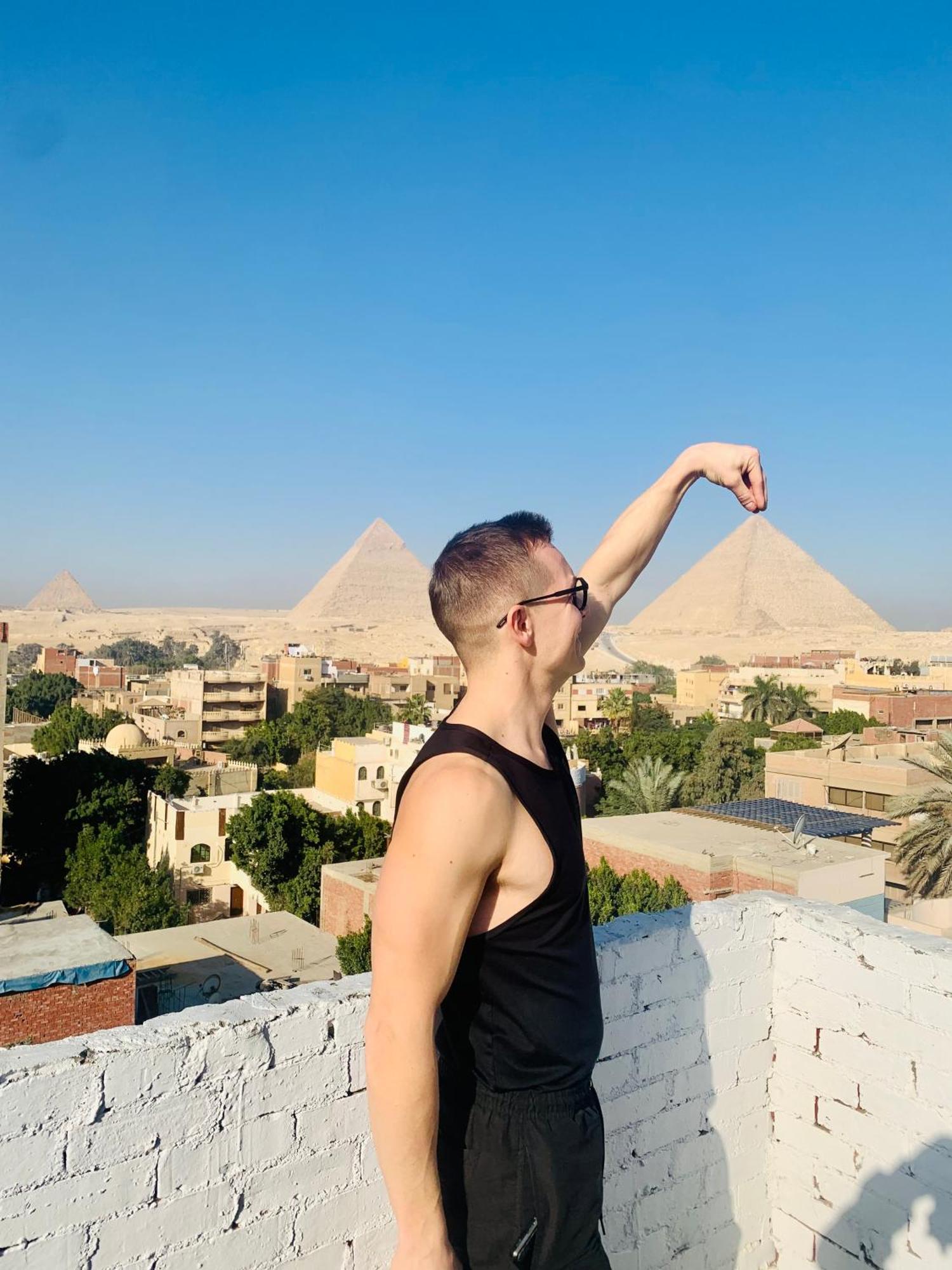 Appartement Loay Pyramids View à Le Caire Extérieur photo